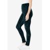 Woman Within Plus Size Stretch-Cotton Knit Pull-On Printed Leggings(Waterfall Dots)