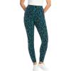 Woman Within Plus Size Stretch-Cotton Knit Pull-On Printed Leggings(Waterfall Dots)