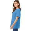 Woman Within Plus Size Perfect Short-Sleeve Crewneck Tee (Petite Available)(Azure Blue)