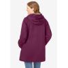 Woman Within Plus Size Sherpa-Lined Hooded Parka(Dark Charcoal)