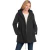 Woman Within Plus Size Sherpa-Lined Hooded Parka(Black)