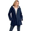 Woman Within Plus Size Sherpa-Lined Hooded Parka(Navy)