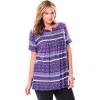 Purple Patchwork Stripe