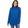 Woman Within Plus Size Thermal Turtleneck(Bright Cobalt)