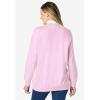Woman Within Plus Size Layered-Look Sweatshirt(Pink Plaid Hearts)