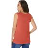 Woman Within Plus Size Perfect Scoopneck Tank (Petite Available)(Burnt Red)