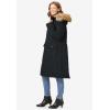 Woman Within Plus Size The Arctic Parka In Extra Long Length(Black)