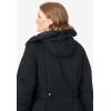 Woman Within Plus Size The Arctic Parka In Extra Long Length(Black)