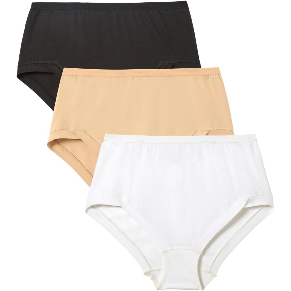 imageComfort Choice Plus Size 3Pack Comfort Leg BriefBasic Pack