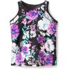 Swimsuits For All Swim 365 Women’s Plus Size Longer-Length Racerback Tankini Top(Pink Graphic Peony)