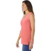 Woman Within Plus Size Perfect Sleeveless Shirred V-Neck Tunic(Sweet Coral)