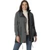 Woman Within Plus Size Colorblocked Taslon Anorak(Slate Black)