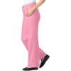 Woman Within Plus Size Stretch Denim Wide-Leg Five-Pocket Jeans(Delicate Pink)