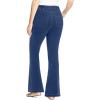 Woman Within Plus Size Bootcut Stretch-Knit Denim Five-Pocket Jeans(Medium Stonewash)