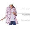 Woman Within Plus Size Perfect Long Sleeve Shirt(Pink Pretty Bloom)