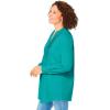 Woman Within Plus Size Perfect Pintuck Tunic(Aquamarine)