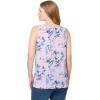 Woman Within Plus Size Perfect Printed Scoopneck Tank(Pink Stamp Botanical)
