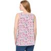 Woman Within Plus Size Perfect Printed Scoopneck Tank(White Swirl Ditsy)