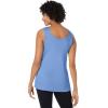Woman Within Plus Size Rib Knit Tank(French Blue)