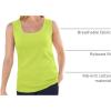 Woman Within Plus Size Rib Knit Tank(Lime)