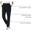 Woman Within Plus Size Better-Fleece Pull-On Jogger Sweatpants(Black)
