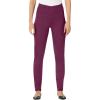 Woman Within Plus Size Petite Pull-On Elastic-Waist Stretch Fineline Denim Jeans – 44 WP, Deep Claret