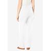 Woman Within Plus Size Easy Going Knit Pull-On Drawstring Pants(White)