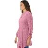 Woman Within Plus Size Open Front Pointelle Cardigan Sweater(Delicate Pink)