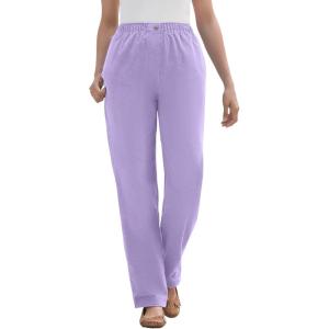 Woman Within Plus Size Tall 7-Day Corduroy Straight-Leg Pant(Soft Iris)