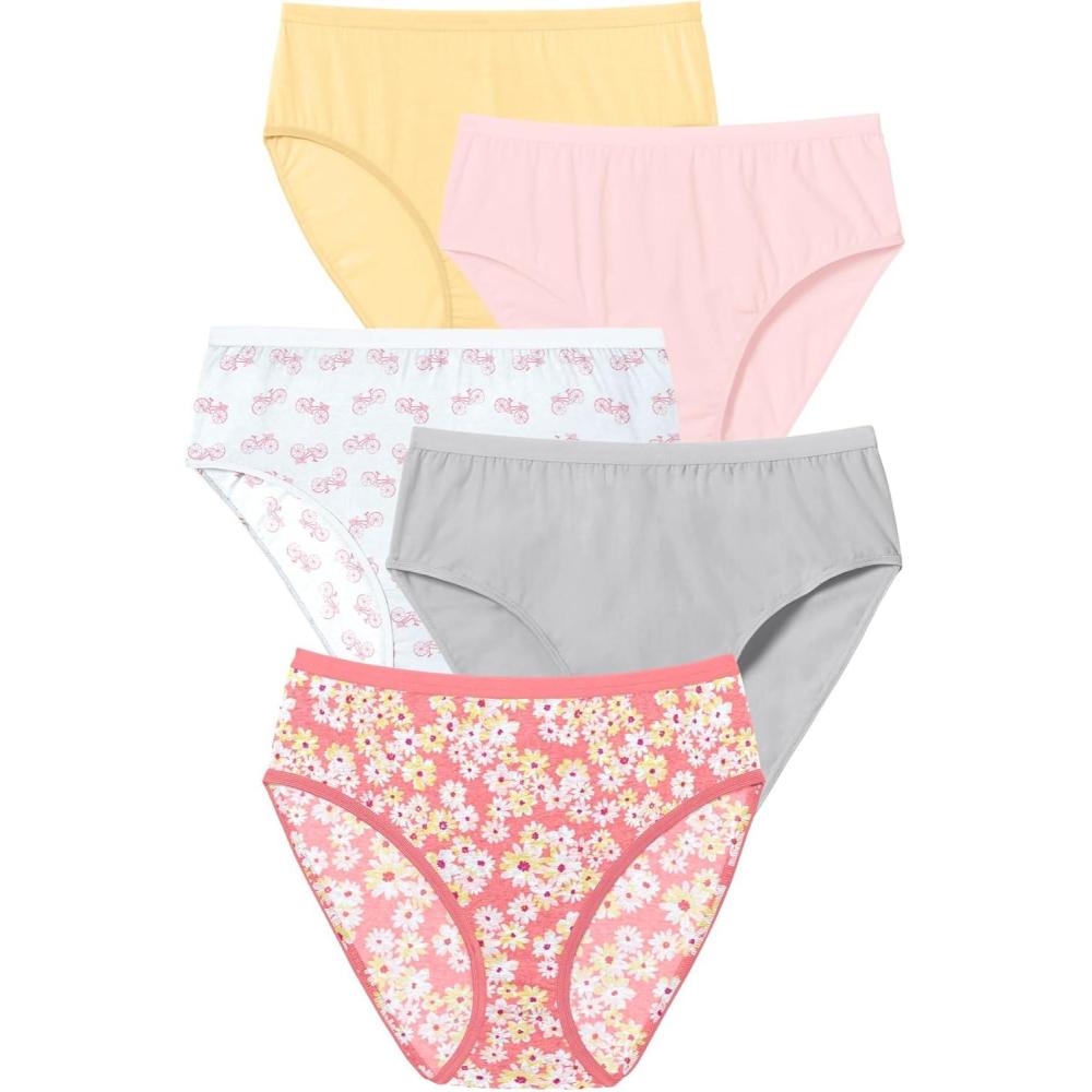 imageComfort Choice Plus Size HiCut Cotton Brief 5PackDaisy Pack
