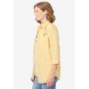 Woman Within Plus Size 2-Piece Embroidered Poplin Tunic And Tee Set(Banana Butterflies)