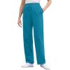 Woman Within Plus Size Better-Fleece Pull-On Drawstring Sweatpants(Deep Teal)