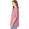 Woman Within Plus Size Ruffled Elbow-Sleeve Tunic(Delicate Pink)