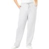 Woman Within Plus Size Better-Fleece Pull-On Drawstring Sweatpants(Heather Grey)
