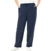 Woman Within Plus Size Better-Fleece Pull-On Drawstring Sweatpants(Navy)