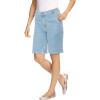 Woman Within Plus Size Carpenter Denim Short(Light Stonewash)