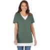 Woman Within Plus Size Layered-Look Tunic(Pine)