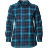 ellos Plus Size Plaid Flannel Shirt(Exotic Peacock Plaid)