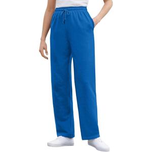 Woman Within Plus Size Better-Fleece Pull-On Drawstring Sweatpants(Bright Cobalt)