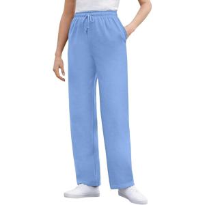 Woman Within Plus Size Better-Fleece Pull-On Drawstring Sweatpants(French Blue)