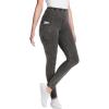 Woman Within Plus Size Stretch-Cotton Knit Pull-On Pocket Leggings(Black Wash)
