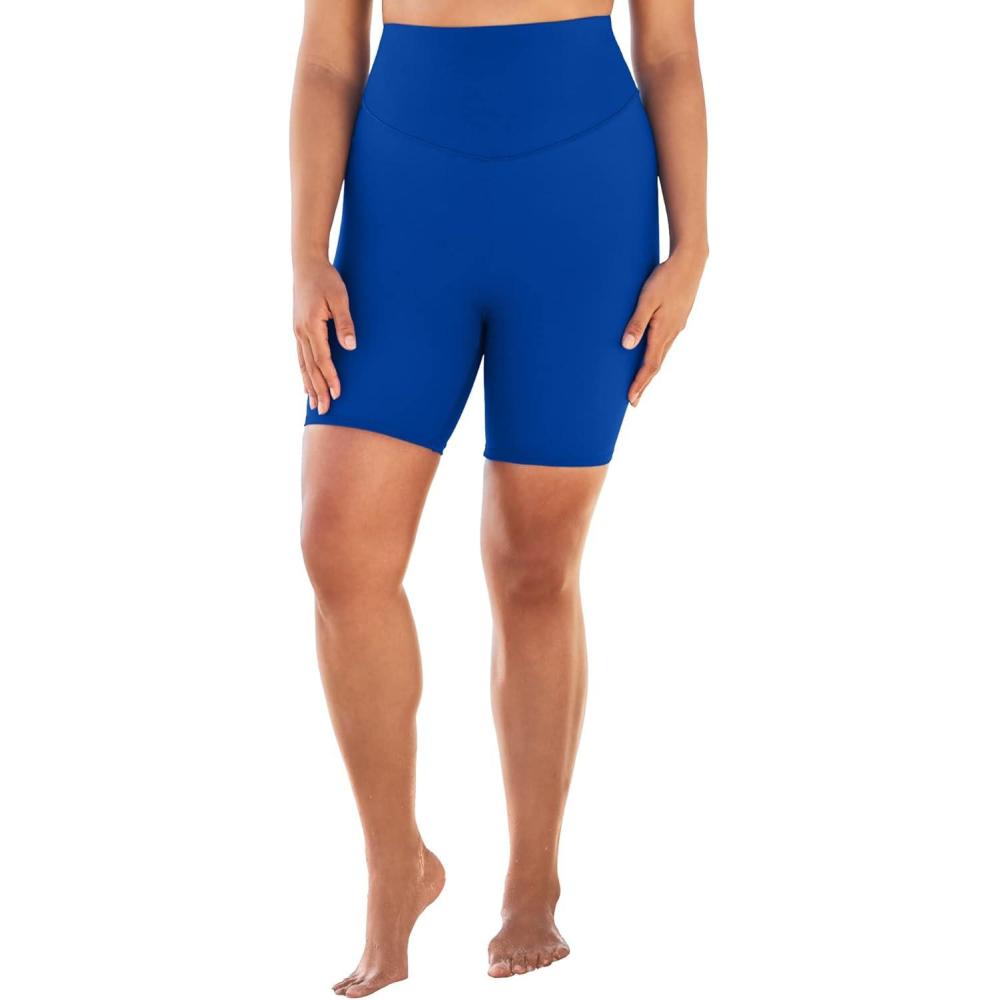 imageSwimsuits For All Swim 365 Womens Plus Size 360 Powermesh Swim Boy Short with Tummy ControlReflex