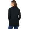 Woman Within Plus Size Knit Blazer Oversized Work & Casual(Black)