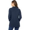 Woman Within Plus Size Knit Blazer Oversized Work & Casual(Navy)