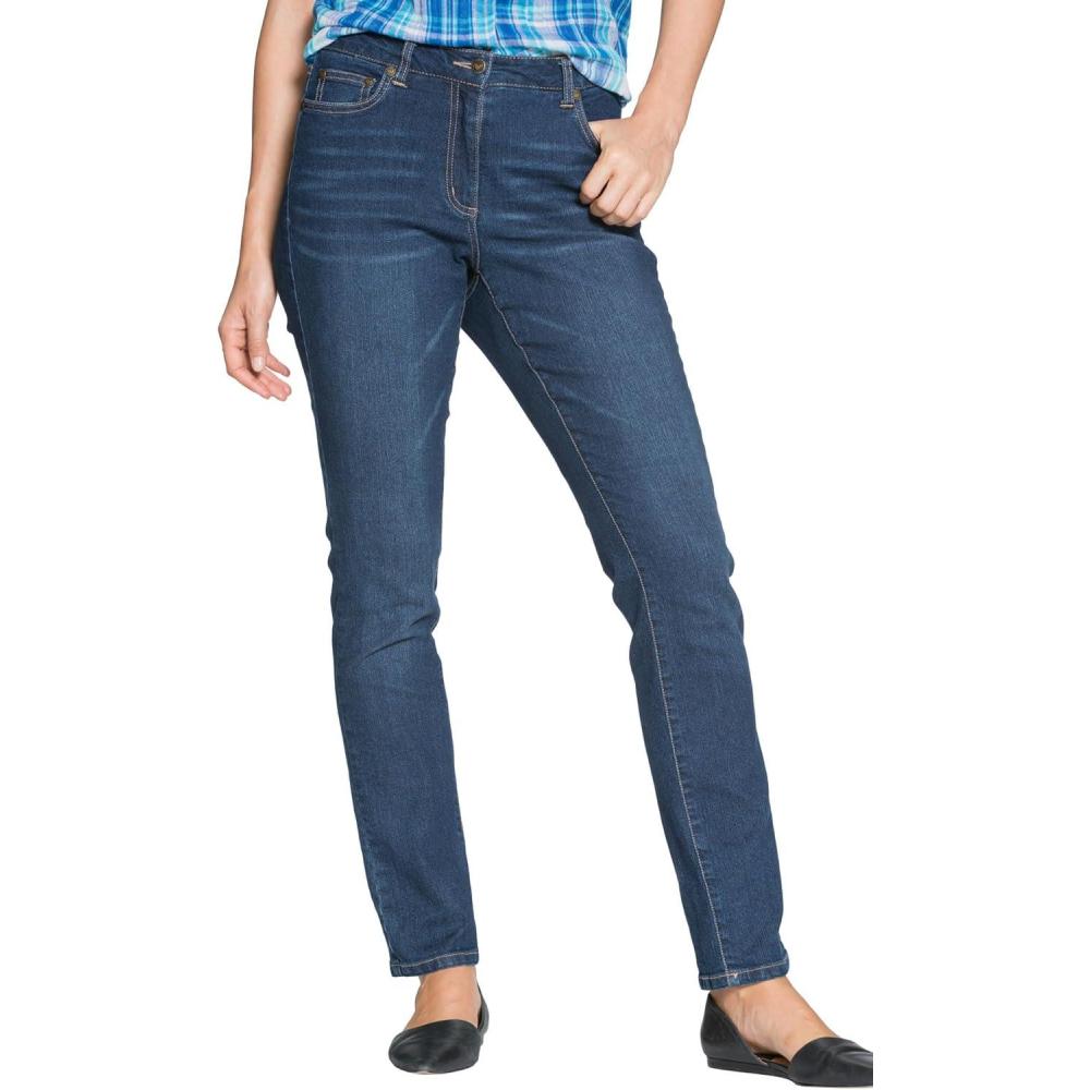 imageWoman Within Womens Plus Size Skinny JeanMidnight Sanded