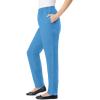 Woman Within Plus Size 7-Day Straight-Leg Elastic-Waist Denim Jean (Petite & Tall Available)(Azure Blue)