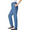 Woman Within Plus Size 7-Day Straight-Leg Elastic-Waist Denim Jean (Petite & Tall Available)(Indigo)
