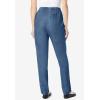 Woman Within Plus Size 7-Day Straight-Leg Elastic-Waist Denim Jean (Petite & Tall Available)(Medium Stonewash)