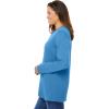 Woman Within Plus Size Perfect Long-Sleeve Crewneck Tee (Petite Available)(Azure Blue)