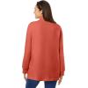 Woman Within Plus Size Perfect Long-Sleeve Turtleneck Tee (Petite Available)(Burnt Red)